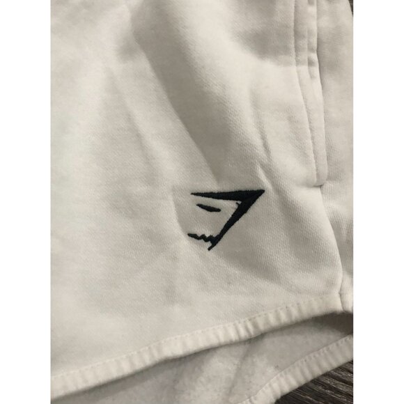 Gymshark Womens Small White Fleece Comfy Athletic Shorts - Picture 2 of 5